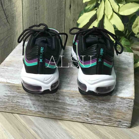 NWT  Nike Air Max 97 Black Grape  W AUTHENTIC - Picture 2 of 8